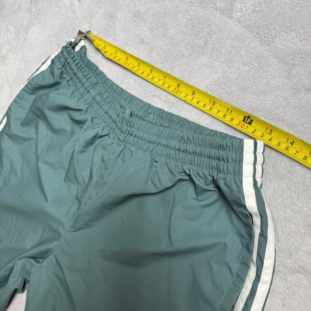 Adidas Originals Parley Cargo Track Pants Men's L Green 3 Stripe Wide Leg